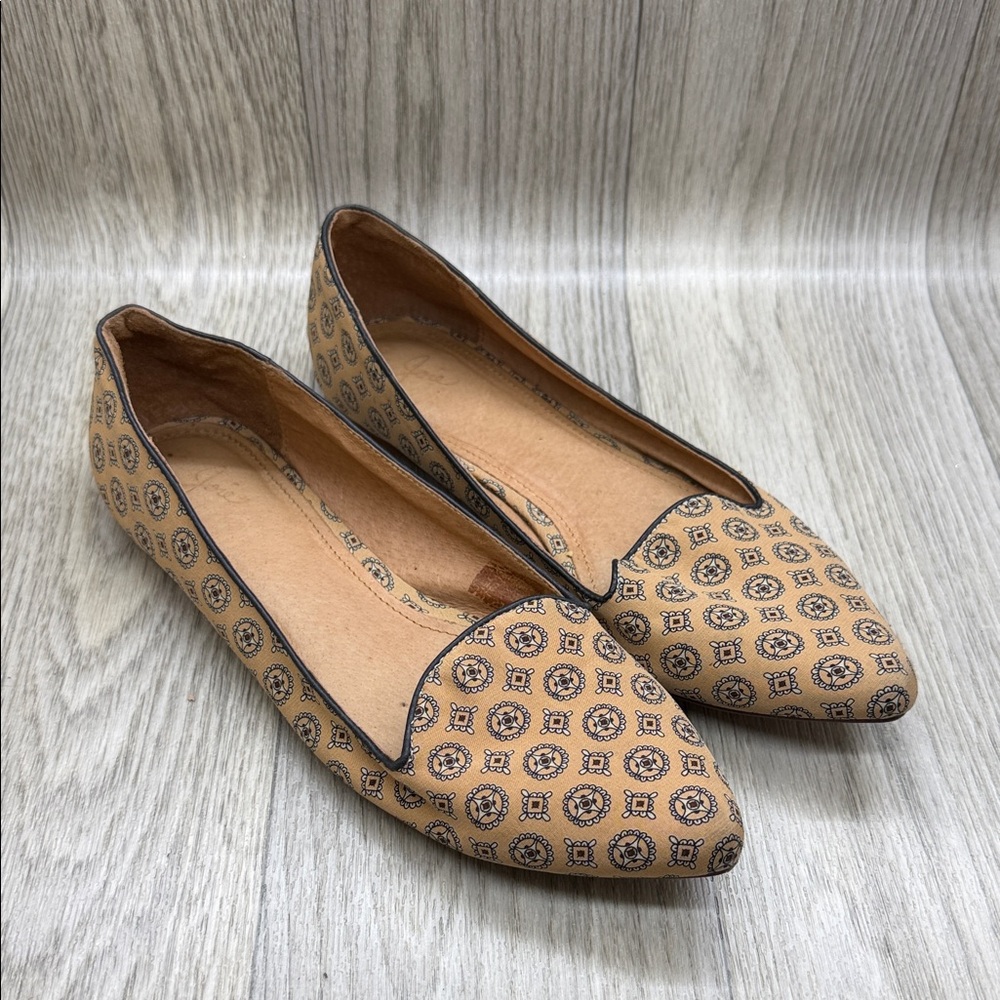 Joie Tan Patterned Women's Loafers